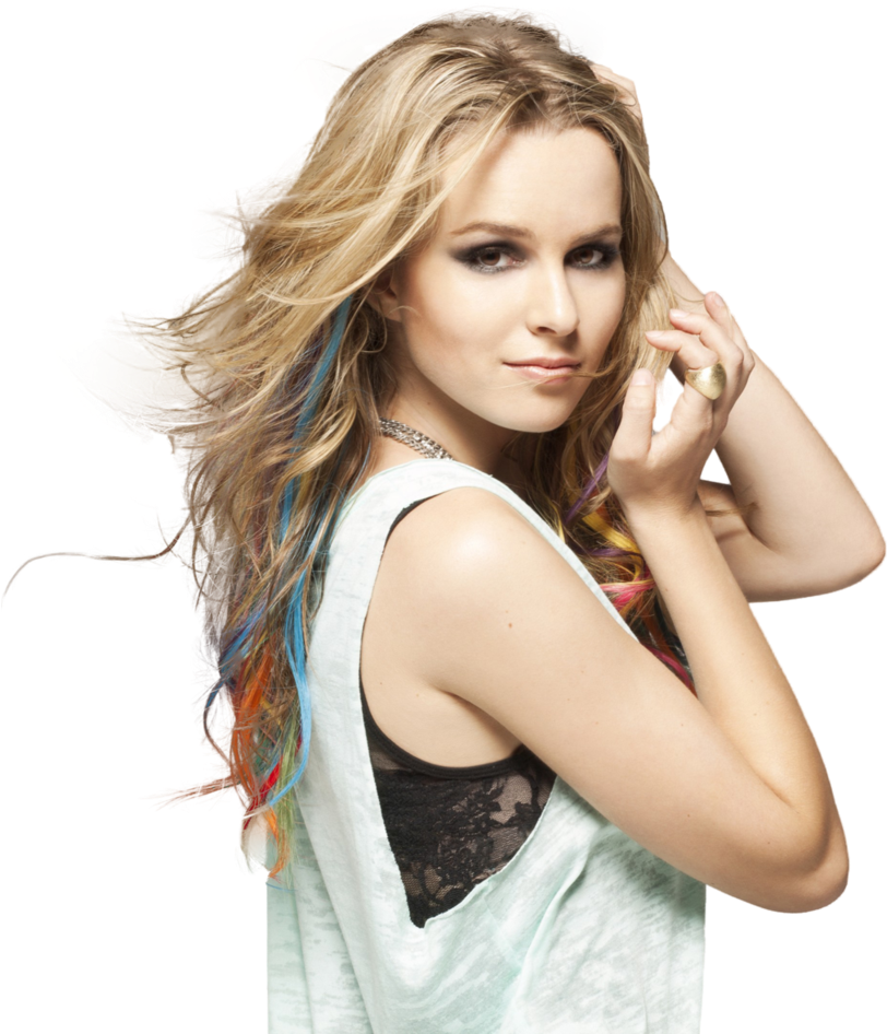 Modelo Loira Png - Bridgit Mendler Hello My Name Is Photoshoot (822x971), Png Download