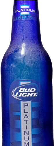 Bud Light Platinum - Bud Light Platinum Beer - 12 Fl Oz Bottle (450x500), Png Download
