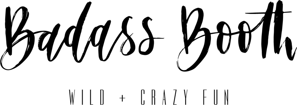 Badass Booth Final Logo Black - Logo (1000x355), Png Download