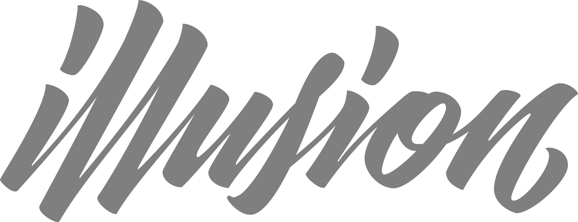 Illusion - Illusion Word (1947x751), Png Download