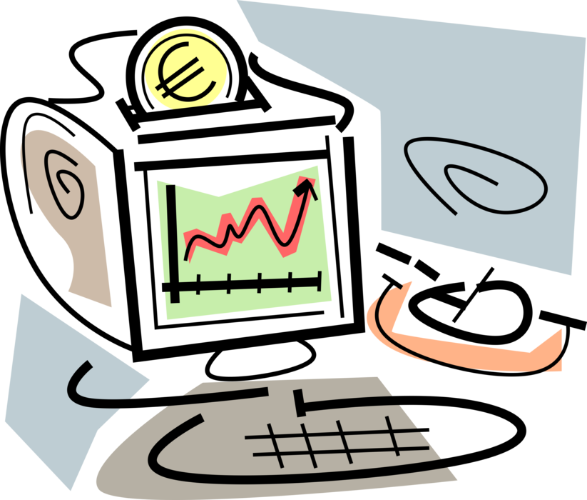 Vector Illustration Of Financial Investing Cash Dollar - Garden Design (823x700), Png Download