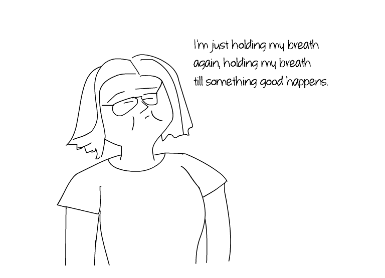 Holding My Breath - Breathing (768x555), Png Download