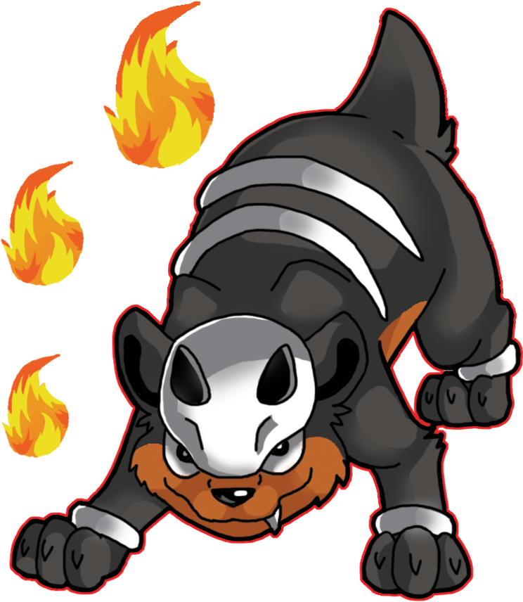 Houndour And Houndoom - Houndour (894x894), Png Download