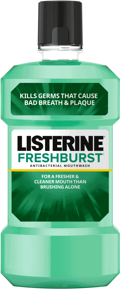 New Listerine Freshburst Clean - Listerine Cool Mint 500ml (1024x1431), Png Download
