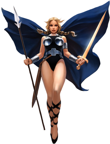 Valkyrie Marvel Xp - Secret Avengers (360x502), Png Download