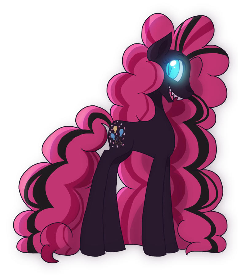 Ashleynicholsart, Nightmare Pinkie, Nightmarified, - Pinkie Pie (800x1077), Png Download