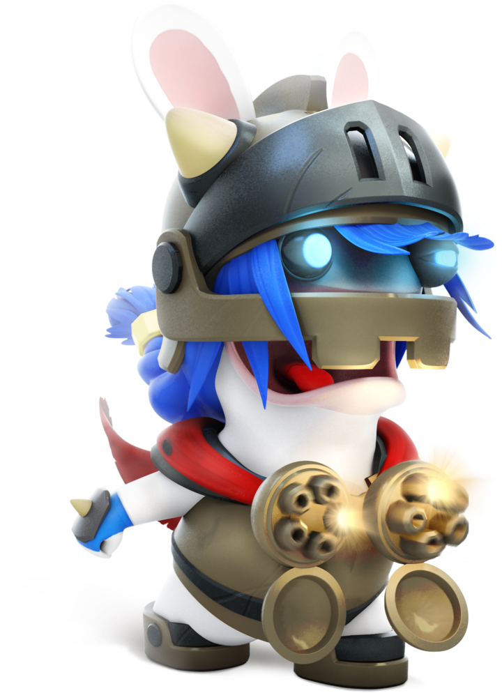 Valkyrie - Figurine Mario Lapin Cretins (500x500), Png Download