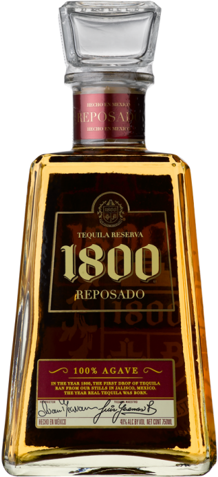 Jose Cuervo 1800 Reposado 75cl - 1800 Reserva Reposado Tequila - 750 Ml Bottle (650x731), Png Download