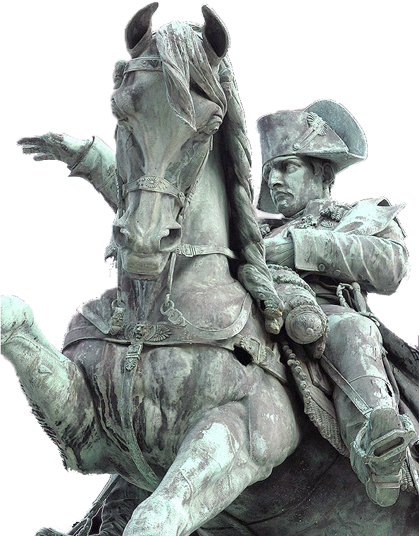 Napoleon A Cherbourg Bordercropped Transparent - Estatua De Napoleon Bonaparte (594x794), Png Download