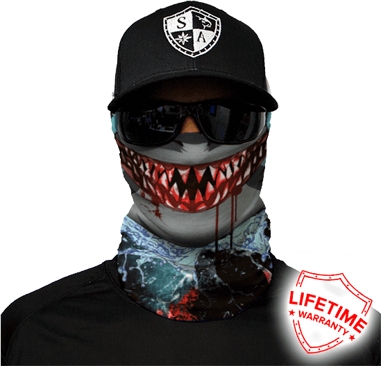 Sharp Edge - Skull Face Shield Usa (548x548), Png Download