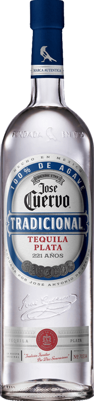 Botella-plata - Josecuervotradicional - Jose Cuervo Tequila Tradicional Reposado (192x812), Png Download