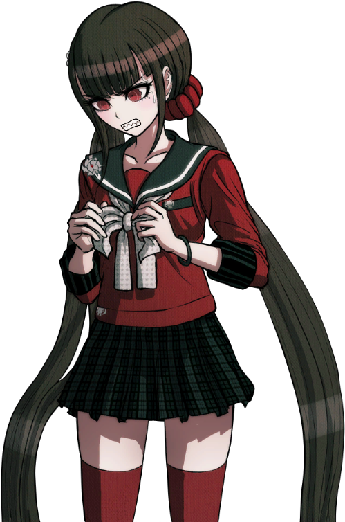 Maki With Sharp Teeth For Anon - Danganronpa Maki Transparent Sprites (1280x800), Png Download