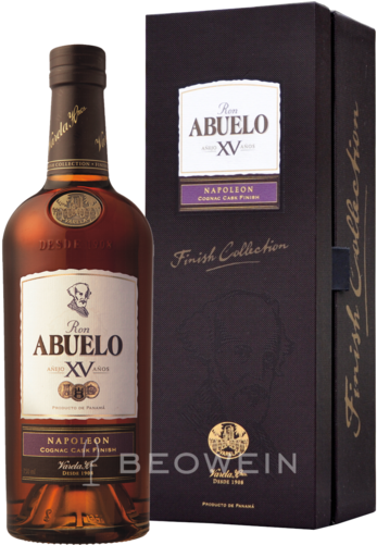 Ron Abuelo Añejo 15 Años Napoleon Cognac Finish 0,7 - Ron Abuelo Xv Años Oloroso (500x500), Png Download
