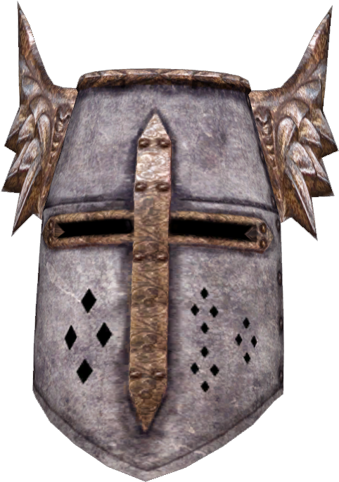 Helm Of The Crusader - Knights Of The Nine Helm (525x700), Png Download