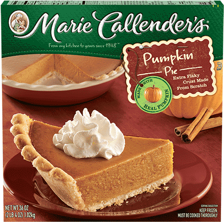 Pumpkin Pie - Marie Callender's Pumpkin Pie (500x500), Png Download
