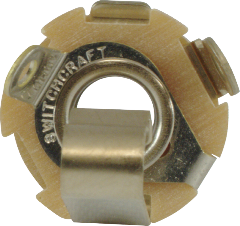 Jack - Switchcraft, 1/4\ - Switchcraft 1/4" Mono Guitar Jack Socket (800x754), Png Download