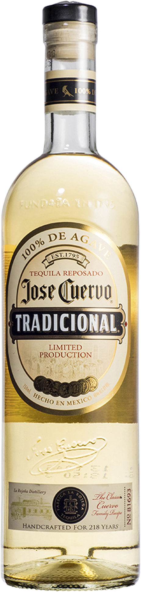 Jose Cuervo Tradicional Reposado 750ml - Jose Cuervo Tradicional Tequila Reposado (1600x2000), Png Download