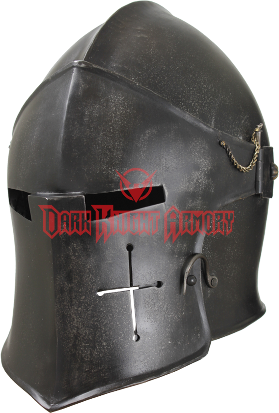 Barbute With Visor - Medieval Full Face Helmet (850x850), Png Download