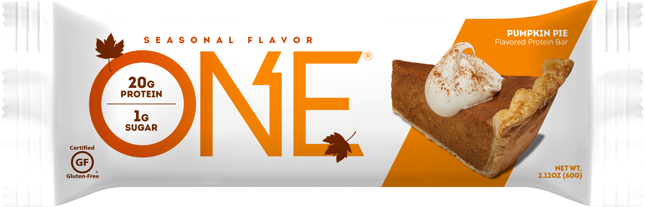 One Pumpkin Pie Bar (3136x1296), Png Download