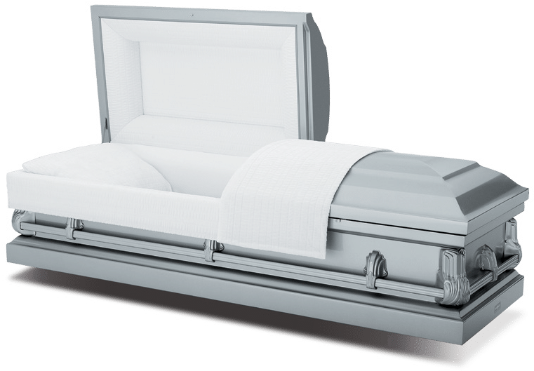 Apollo Silver Casket - Coffin (865x657), Png Download