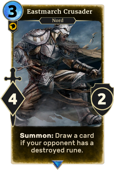 Eastmarch Crusader - Reinhardt Skyrim (409x663), Png Download