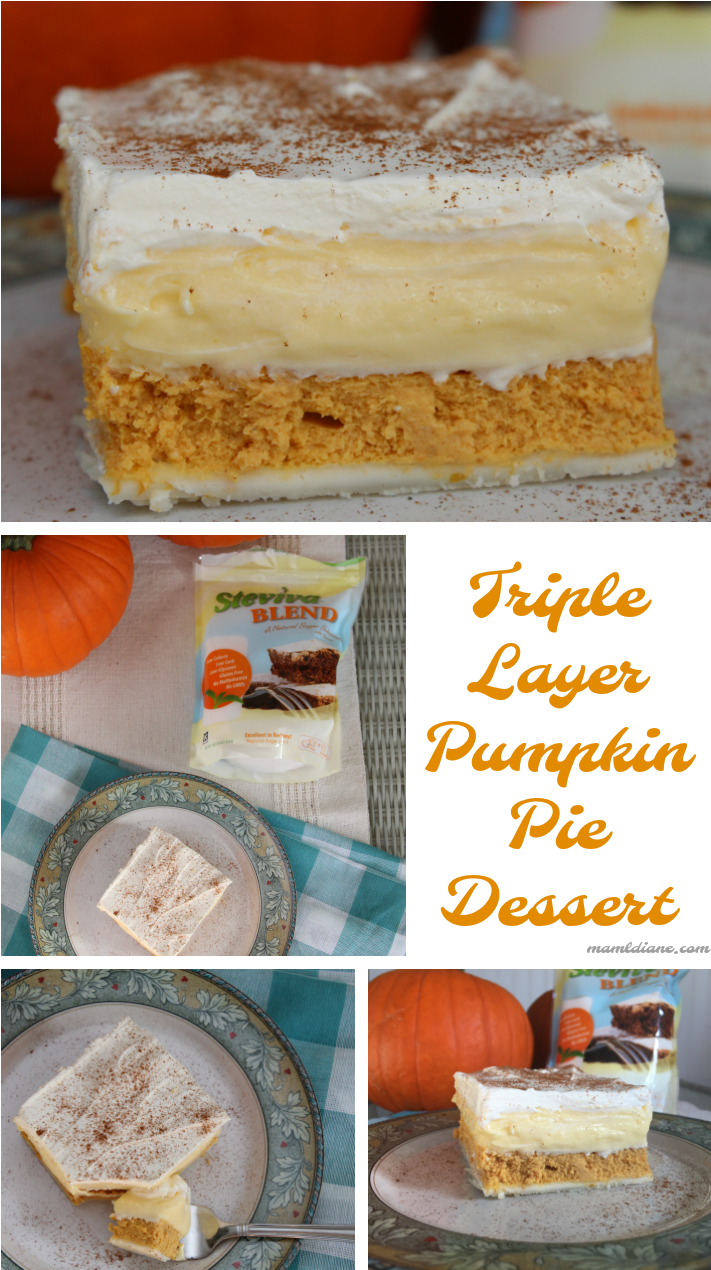 A Picture Collage Of Triple Layer Pumpkin Pie Dessert - Lestari (736x1295), Png Download