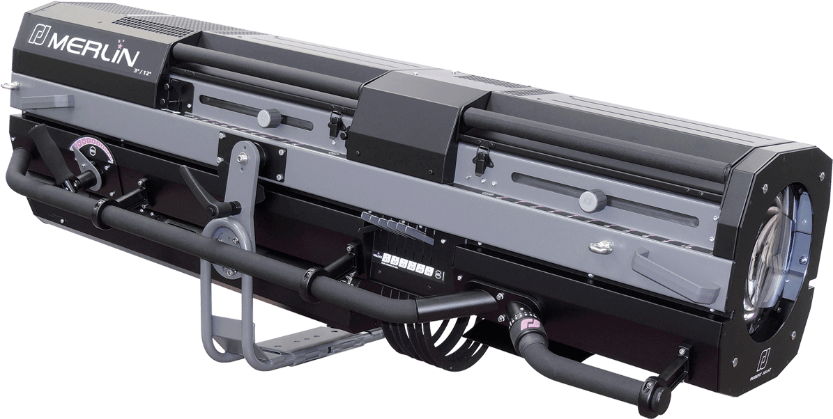 Followspot Merlin Robert Juliat - Robert Juliat Merlin 2500w Touring Follow Spot (1263x788), Png Download