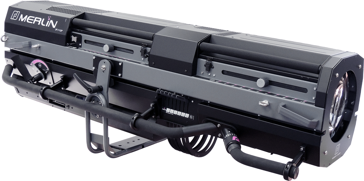 #merlin1515 2500w Hmi - Merlin Follow Spot (1263x788), Png Download