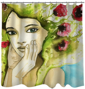 Watercolor Portrait Of A Woman - Portrait (400x400), Png Download