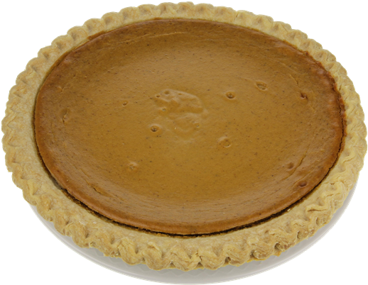 Gourmet Pumpkin Pie 10 Inch - Inch (600x465), Png Download