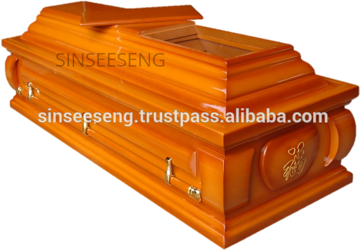 European Solid Rubber Wood Casket - Portable Network Graphics (764x539), Png Download