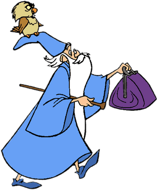 Archimedes On Merlin's Head - Portable Network Graphics (400x400), Png Download