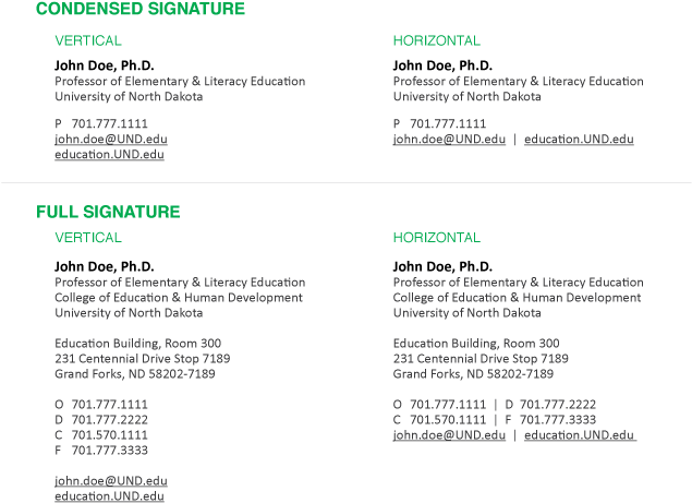 Und Email Signature Examples - Email (700x518), Png Download