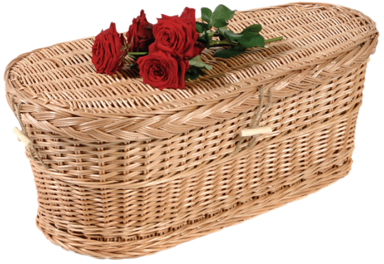 Woven Child Sized Biodegradable Coffin - Coffin (700x481), Png Download