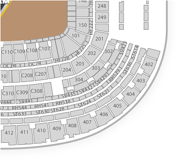 $40 /ea - At&t Stadium Seating Chart With Seat Numbers (350x350), Png Download
