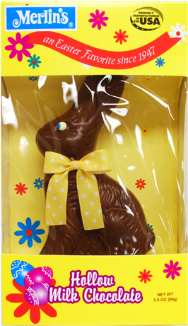 Palmer Merlin's Hollow Milk Chocolate Rabbit - Merlin's Hollow Milk Chocolate Rabbit (500x500), Png Download
