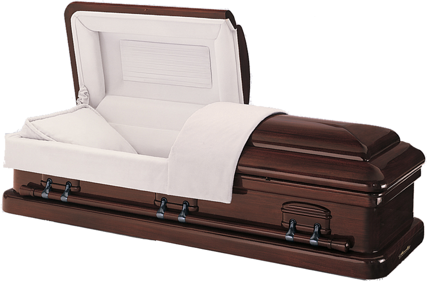 Marcellus Casket - Batesville Presidential Mahogany Casket (876x578), Png Download
