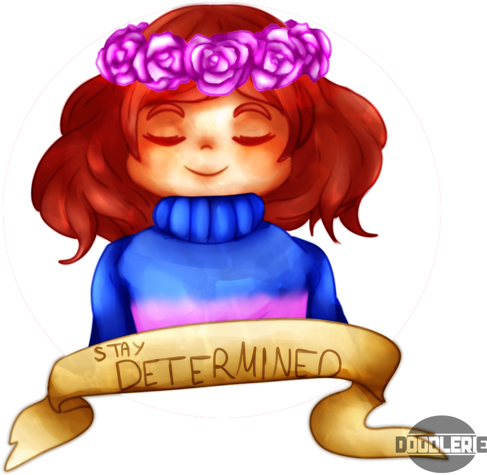 “frisk Would Fill Anybody With Determination Gosh, - Determination (1000x1000), Png Download