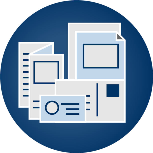 Print Services - Printing Service Printing Icon (612x792), Png Download