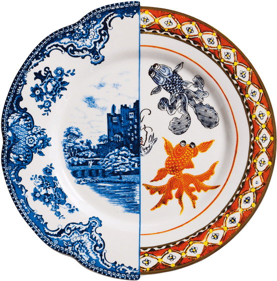 Dessert Plat From The Ctrlzak Hybrid Collection For - Seletti Hybrid Fillide Rim Soup Bowl (600x600), Png Download