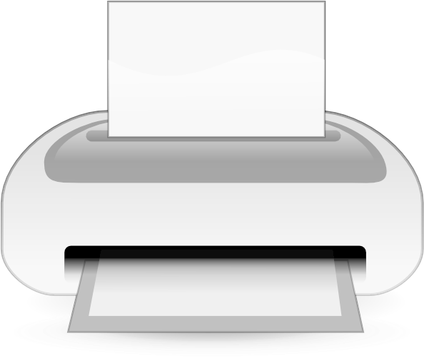 Printer Icon - Printer Clip Art (600x501), Png Download