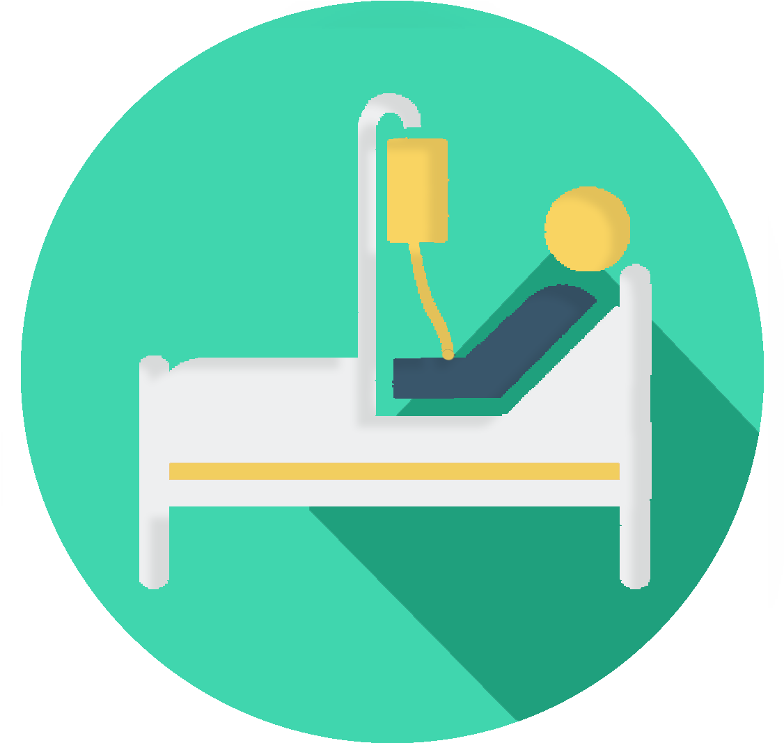 Icon 1 Artboard - คน ป่วย Icon Png (1125x1125), Png Download