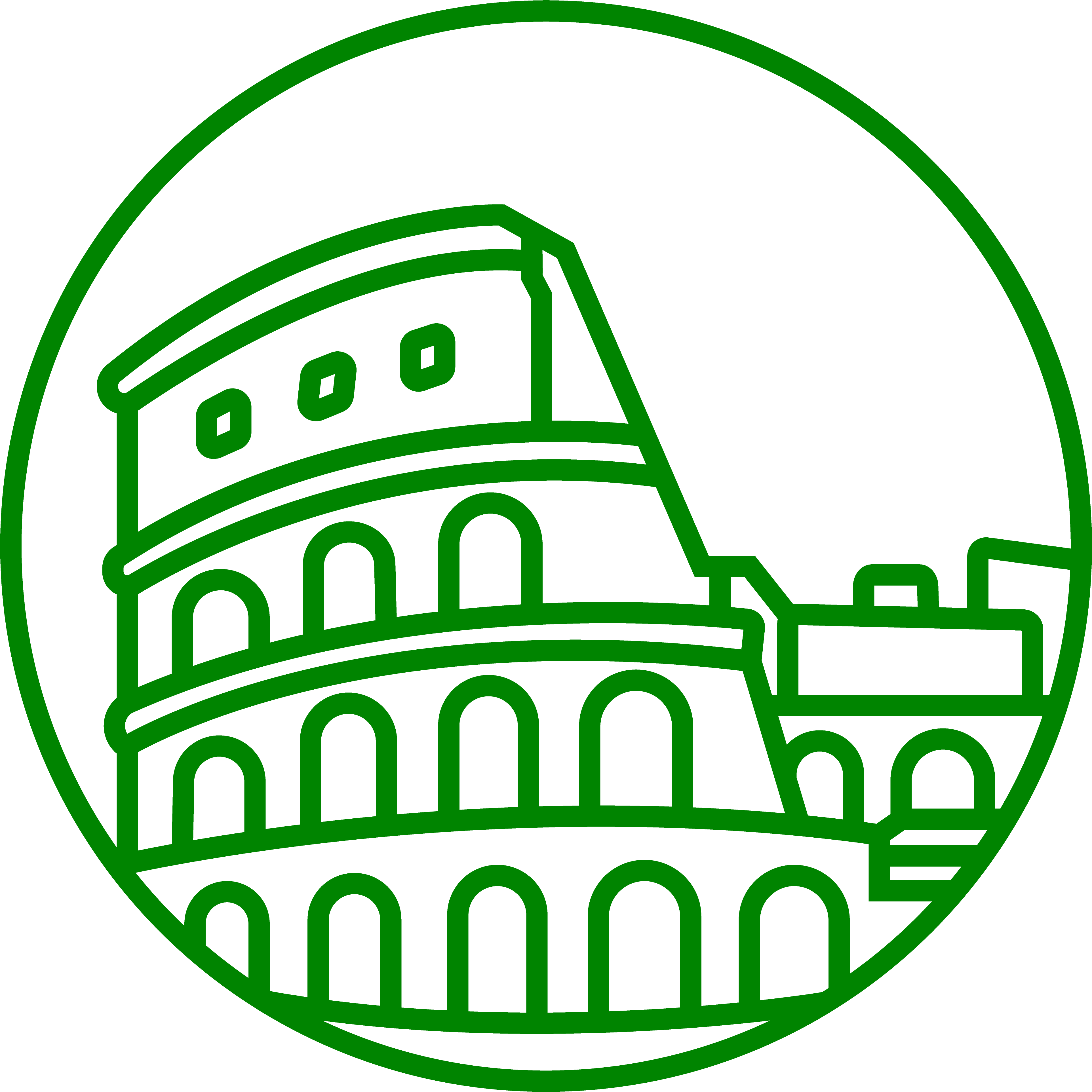 Rome Attractions - Rome (4168x4167), Png Download