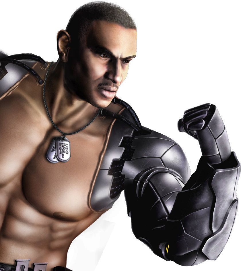 Render - Mortal Kombat 9 Jax (840x944), Png Download