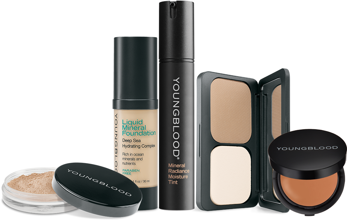 Next - Youngblood Mineral Radiance Crème Powder Foundation (1200x1200), Png Download