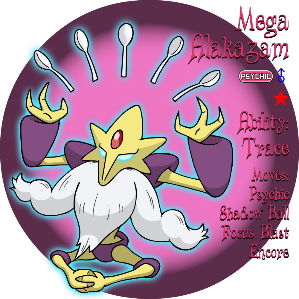 Alakazam (1000x1000), Png Download