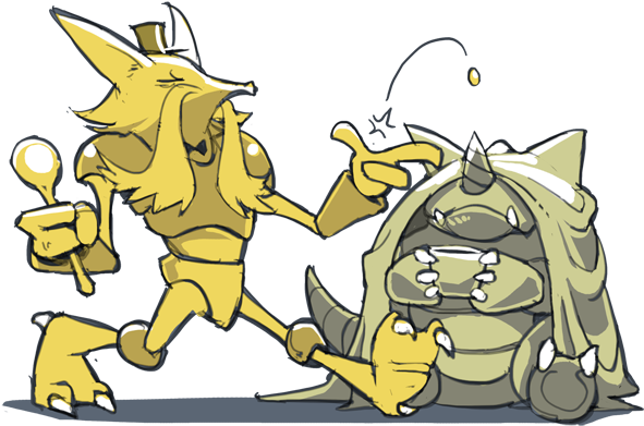 Alakazam And Rhydon Drawn By Bummerdude - University (600x400), Png Download