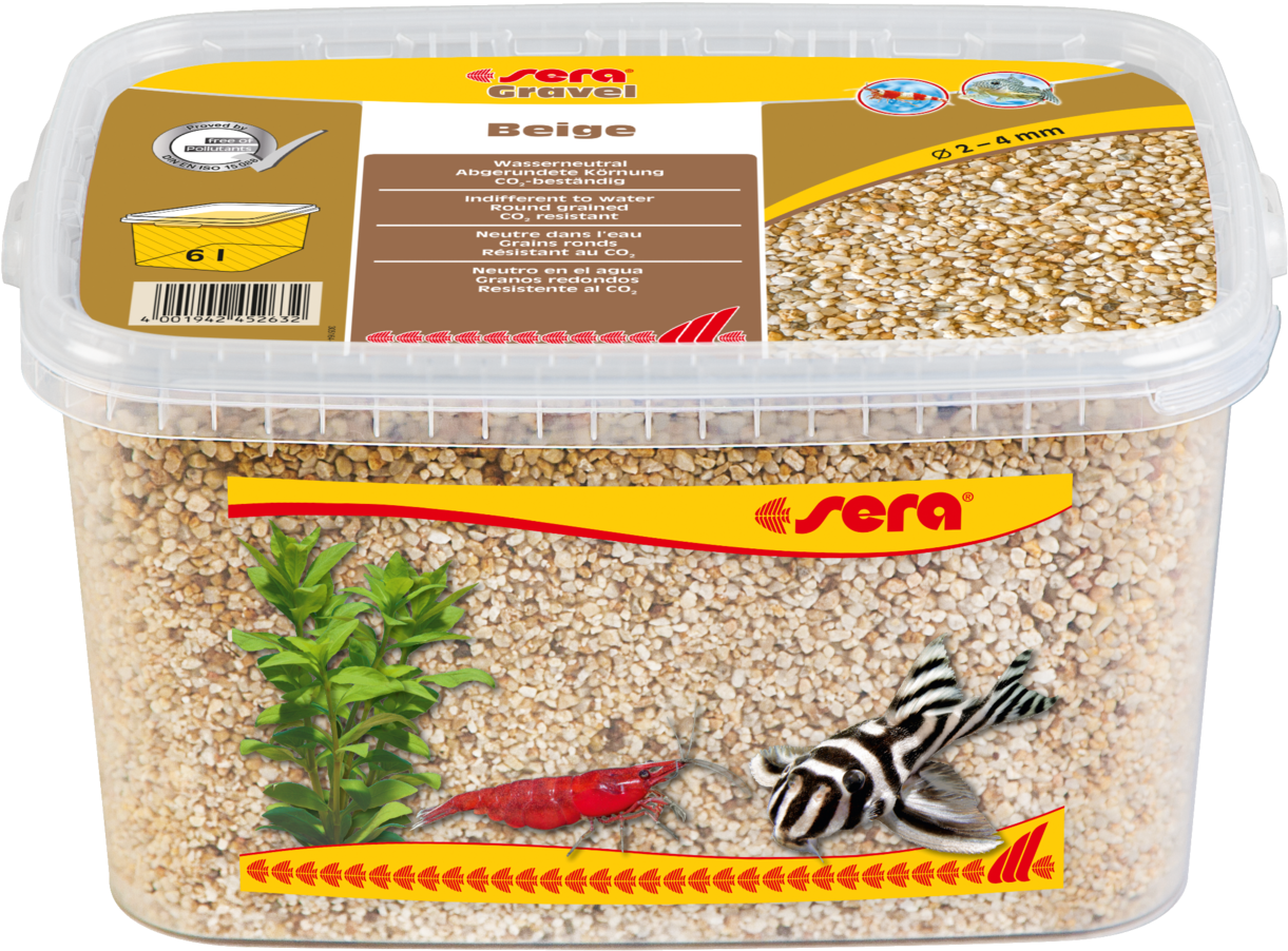 4001942452632 45263 Int Sera Gravel Beige 6 L - Sera Spirulina Tabs 100 Ml (1280x944), Png Download