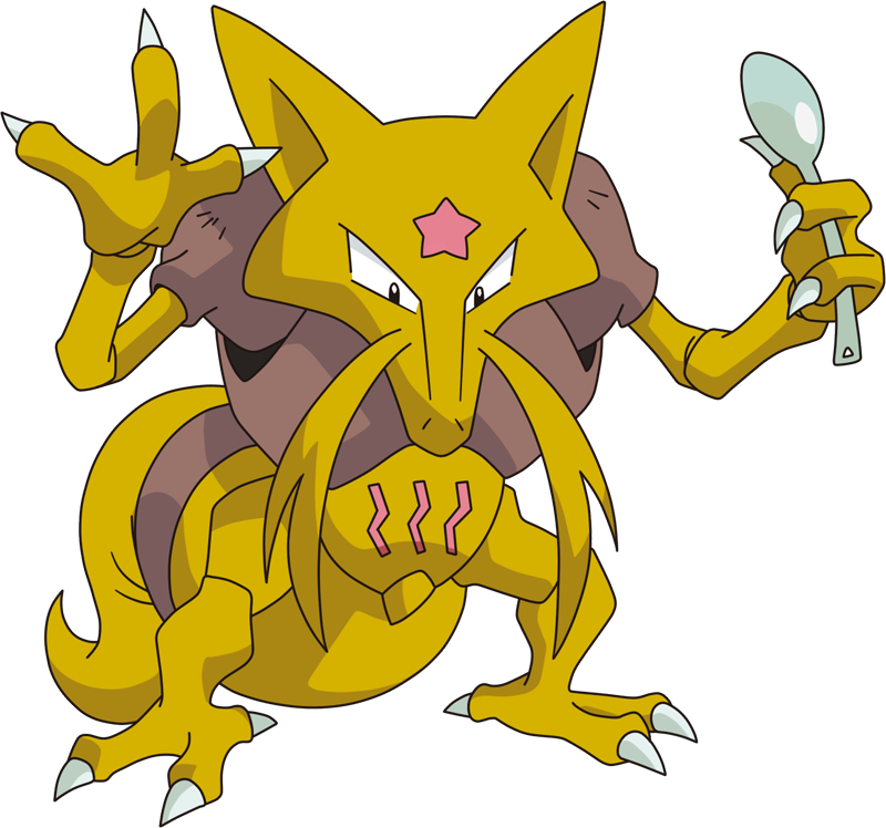 Stats, Moves, Evolution, Locations & Other Forms - Kadabra Pokemon (800x748), Png Download