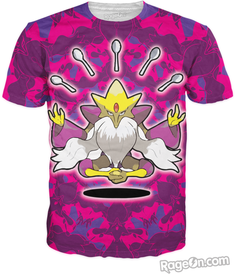 Mega Alakazam T-shirt - Alakazam T Shirt (832x1024), Png Download